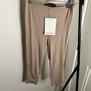 Naked Wardrobe Cropped Beige Legging. Never Worn. Size Small.